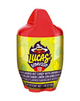 Lucas Bomvaso Lemon-Flavored Hot Candy with Chewing Gum - 12 Bottles