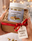 Dubai Chocolate Dessert Jar - Pistachio Kataifi White Cream Crunch with Rice Crisps - 5.2 oz - MA LIT CANDY Layered Dubai Chocolate Treat Jar - Great Gourmet Gift