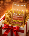 Dubai Chocolate Bar – 3 Pack (6.91 oz each) - Thick, Luxurious Milk Dubai Chocolate with Pistachio, Tahini & Crunchy Kataifi Filling by MA LIT CANDY