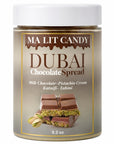 Dubai Chocolate Jar - 5.2 oz – Chocolate Kataifi Pistachio Cream with Tahini – Dubai Chocolate Bar Spread for Waffles & Pancakes, Desserts, & Gourmet Gift