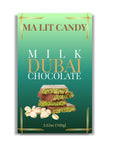 Ma Lit Candy Dubai Chocolate Bar Pistachio Kataifi - 100g - Individually Wrapped Milk Chocolate Dubai Knafeh Bar with Rich Filling - Great Gift for the Holidays