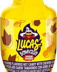 Lucas Bomvaso Tamarind Hot Candy with Chewing Gum - 10 Bottles