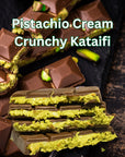 Dubai Chocolate Bar - 3 Pack - 3.52 oz each - Luxury MA LIT CANDY Milk Chocolate Dubai Knafeh Bar with Rich Filling - Great Gift for the Holidays